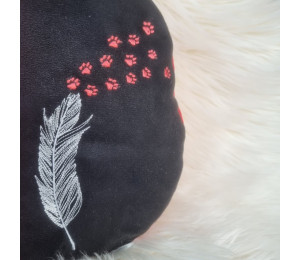 Stickdatei - Feder Pfoten